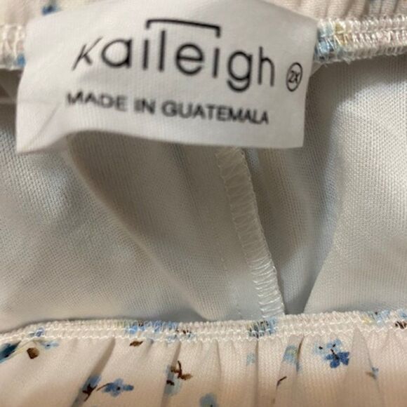 Kaileigh Tiered Floral lined skirt, size 2X - Picture 3 of 3